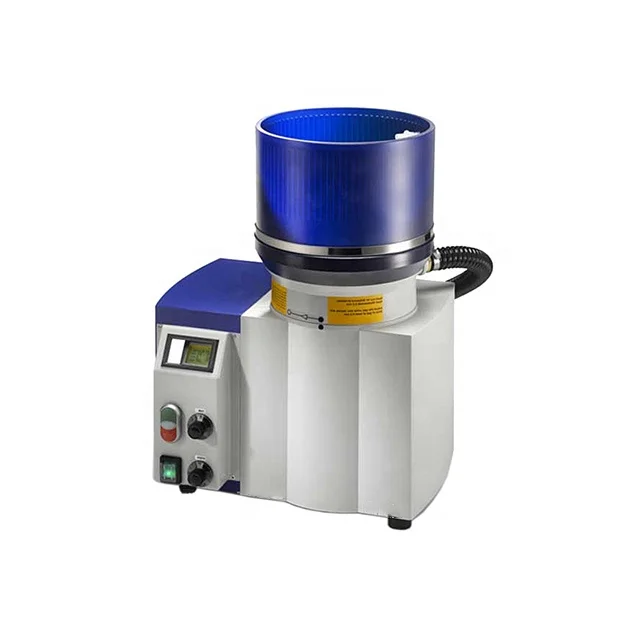 China CE Certificated Otec Eco Maxi 3 in 1 Benchtop Mini Jewellery Magnetic Tumbler Jewelry Polishing