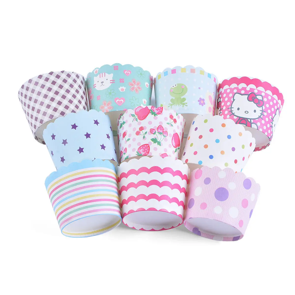 
New design Various Patterns Muffin baking cup Food grade Cupcake Liners Cupcake wrappers Heat Resistant cake tools 