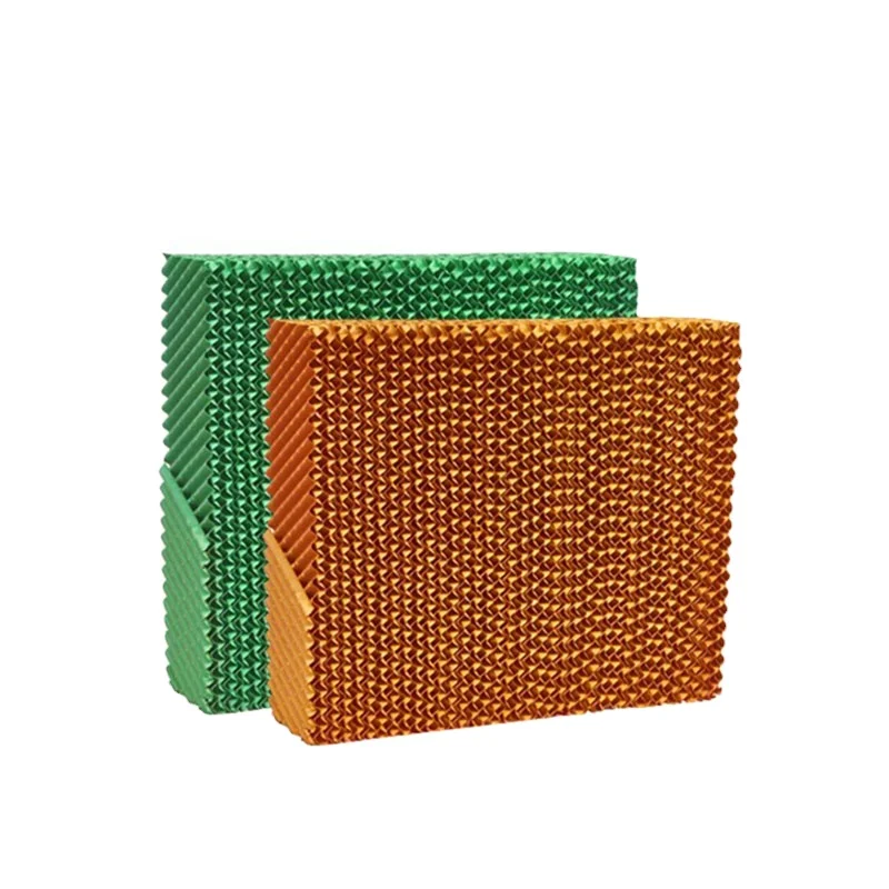 Qingzhou 7090 poultry farm imported base paper air cooler honeycomb pad/greenhouse cooling equipment