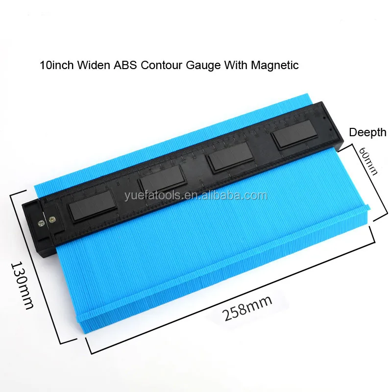 High Accurate Plastic ABS Irregular Shape Copying Template Tool Contour Gauge