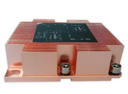 Wholesale 1U Square CPU Cooler Pure Copper Heatsink Passive Solution for Server