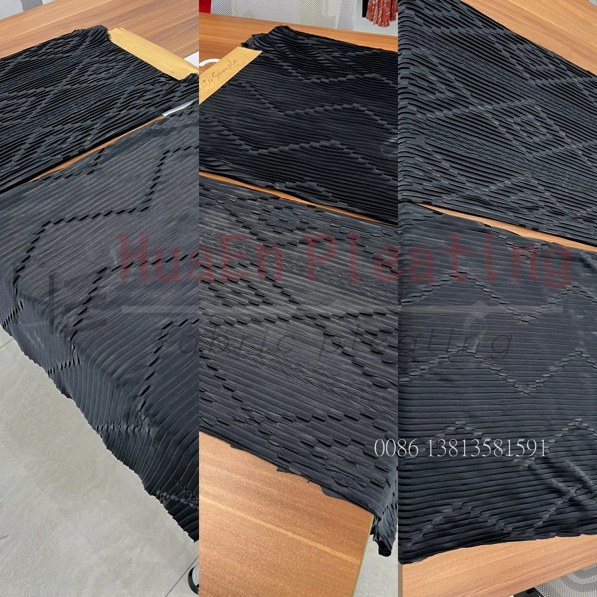 HuaEn Bamboo Zigzag Pleats HE-217-T Fabric Velvet Plisse Machine Electronic Jacquard Loom Machine