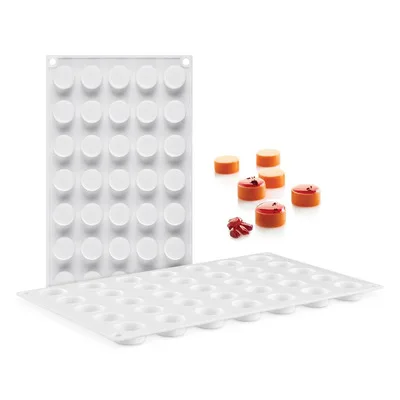 Форма, силиконовая форма в форме сердца, полукруглая форма с 35 ровными отверстиями, высококачественные квадратные и круглые силиконовые формы для торта