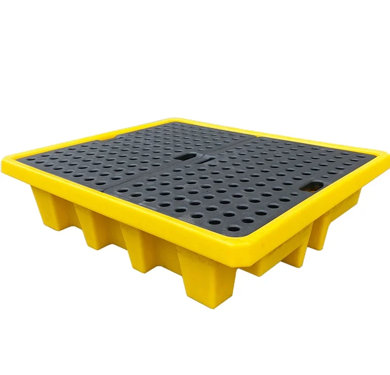 Epa Approved Spill Pallet 1300*1100*300 mm Removable plastic spill pallet chemical storage ibc spill pallet for chemical storage
