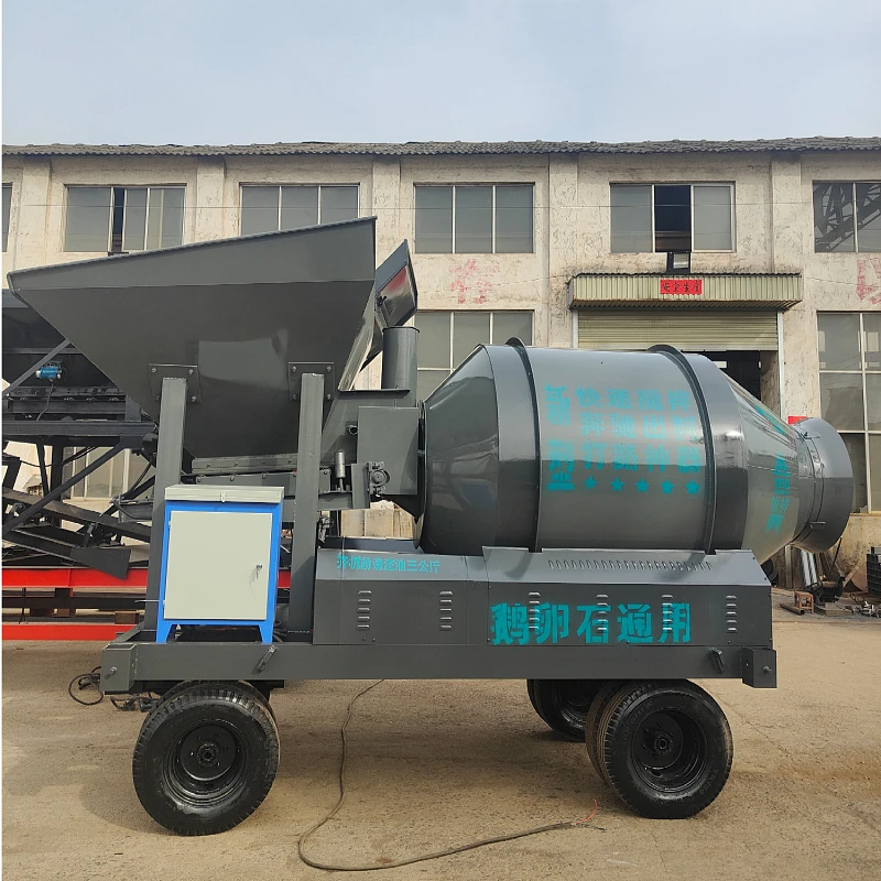 Electric diesel self-loading concrete mixer Concrete mixer bucket loader foam concrete mixer