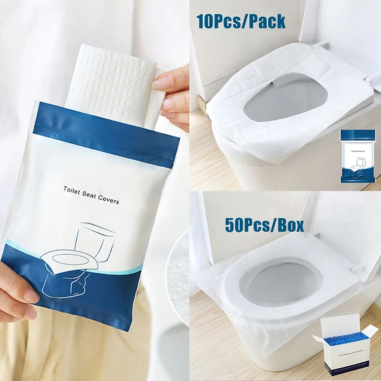 Easy Carry Disposable Plastic Toilet Seat Cover