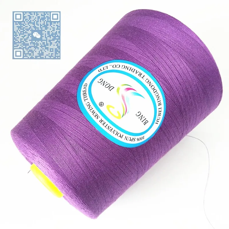 Wholesale 3000y 5000y 60s/2 60/2 602 OEKO-TEX Bulk 100% Spun Polyester Sewing Thread