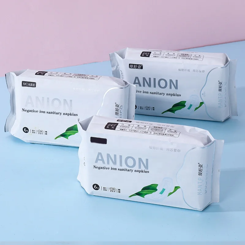 2023 New Products Womens Anionic Pad Towel Pad Cheap Quality Green Anionic Pad for Women