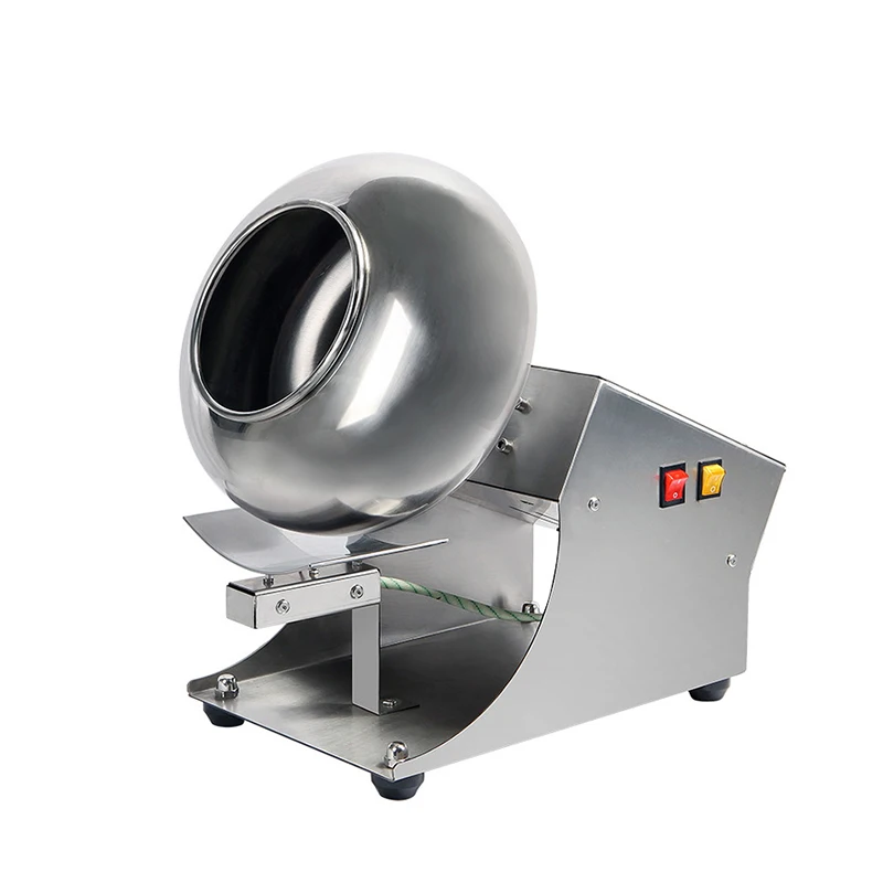 High Efficient Easy Operation Drum Candy Sugar Coating Machine ball rounding polishing