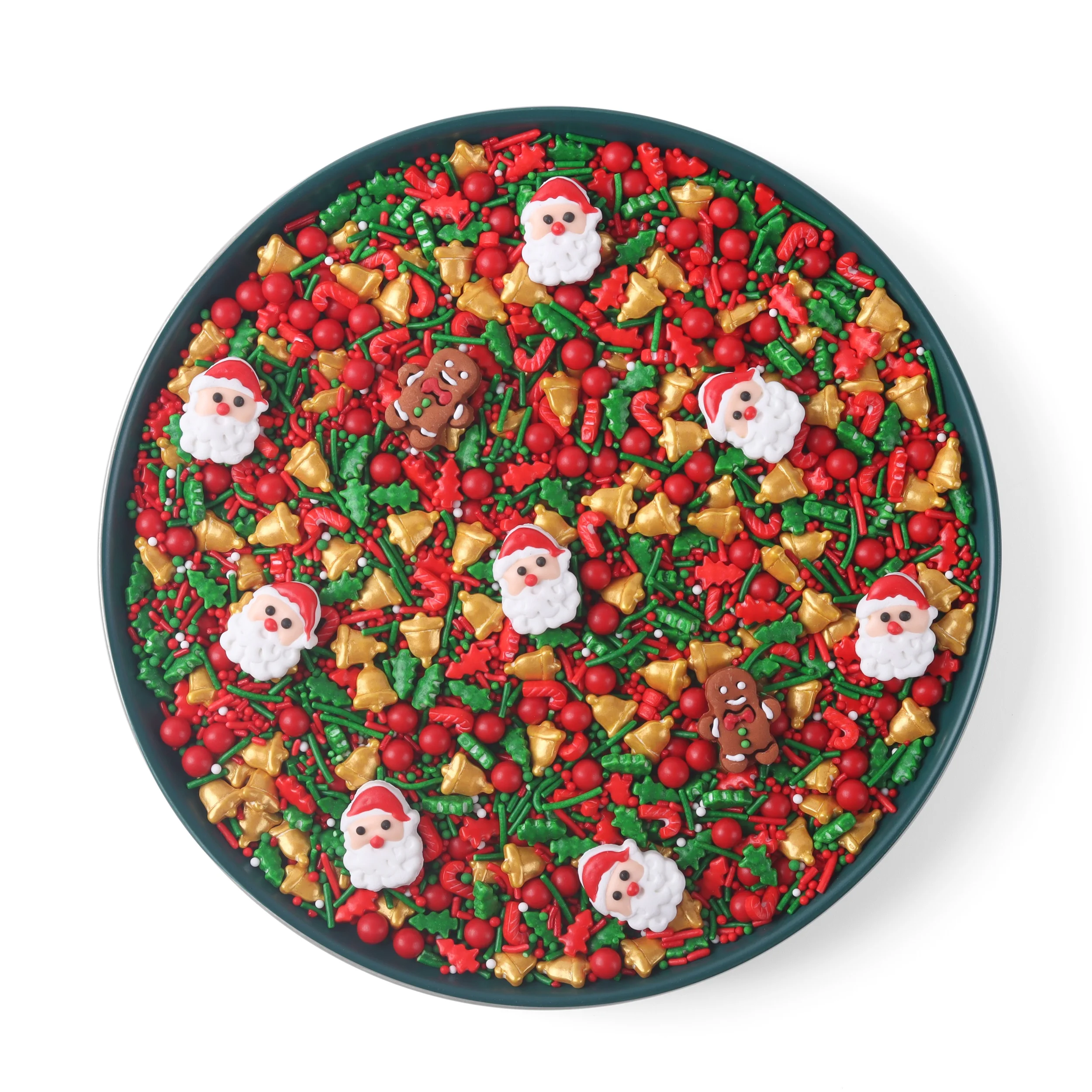 LOVEBAKERY Christmas sprinkles cake food coloring set food grade tasteless for baking icing decorating fondant