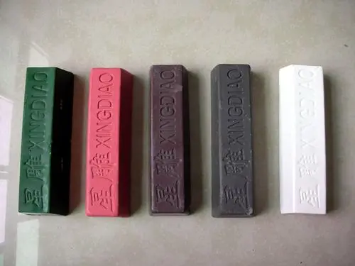 Best quality hard metals stainless steel green polishing hard wax