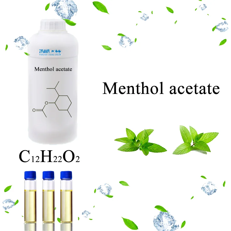 Bulk Sale Menthyl Acetate / CAS 89-48-5 Menthyl acetate For Food additive