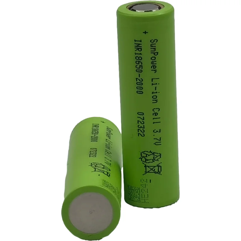 Genuine new 18650 lithium battery 3.7V 2000mAh rechargeable battery