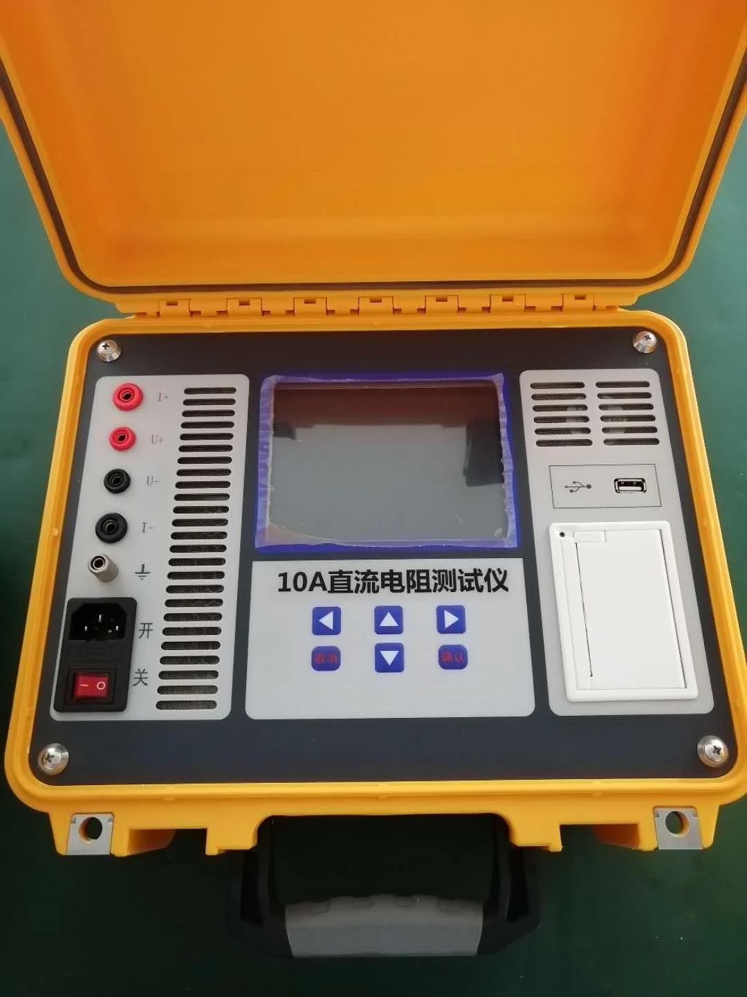 Transformer motor generator and other inductive load test wire relay witch contacts Cable DC Resistance Analyzer WDZR-10A