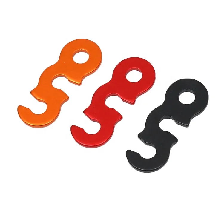 Tent Rope Buckle Camping Tent Accessory Adjuster Wind Rope Knot Slider Lock Rope Fastener Guyline Tensioner Tightener L Size