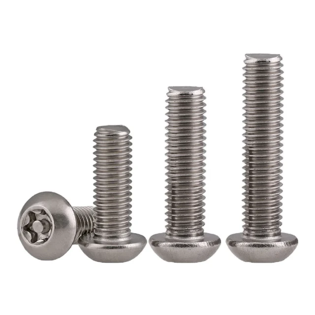 Factory direct sales stainless steel T5 T10 T15 T20 T25 T30 T40 T35 torx anti-theft screw