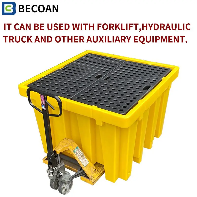 Heavy Duty Secondary Container For Oil Control Spill Container Tray Ibcs Tank Spill Pallet
