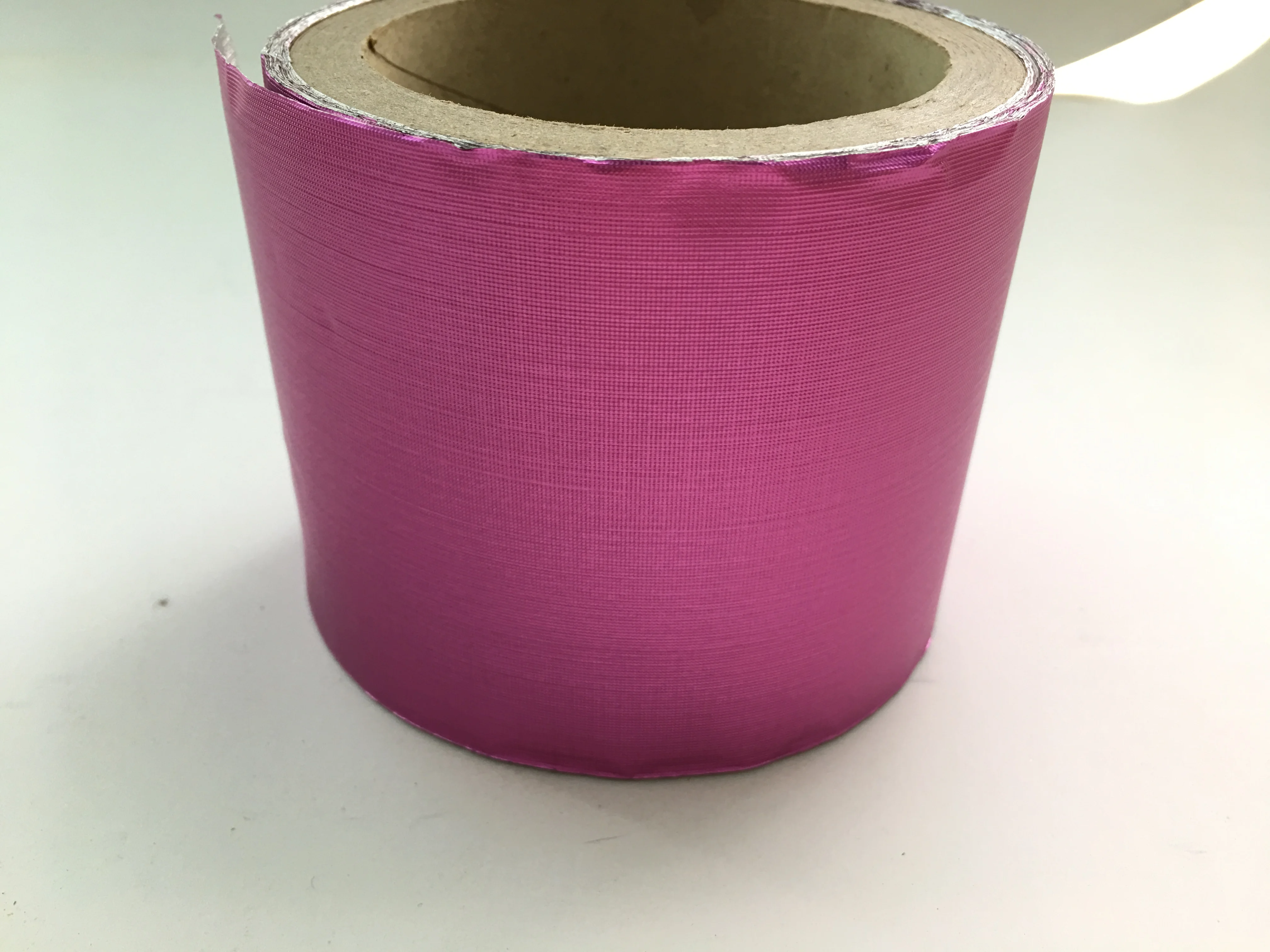 logo print aluminum foil roll in box with window