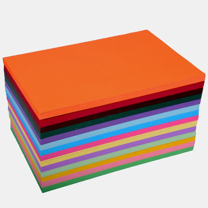 180gsm A4 50sheet per pack Color Cardboard Plain Color Paper Cardstock for Invitation Cards