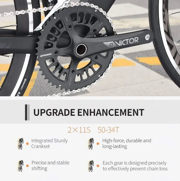 SAVA High Quality 22 Speed Racing Bike C Brake Carbon Frame Road Bike Bicycle Bicicleta for Adults
