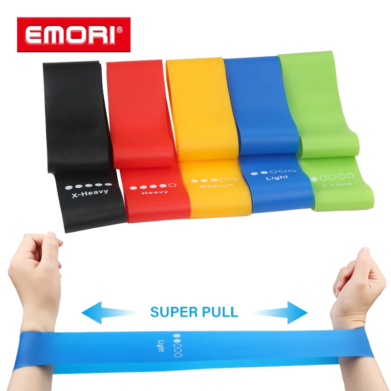 Hot Sale TPE Elastic Stretch Band Versatile Uses Workout Sport Resistance Band with Custom Logo