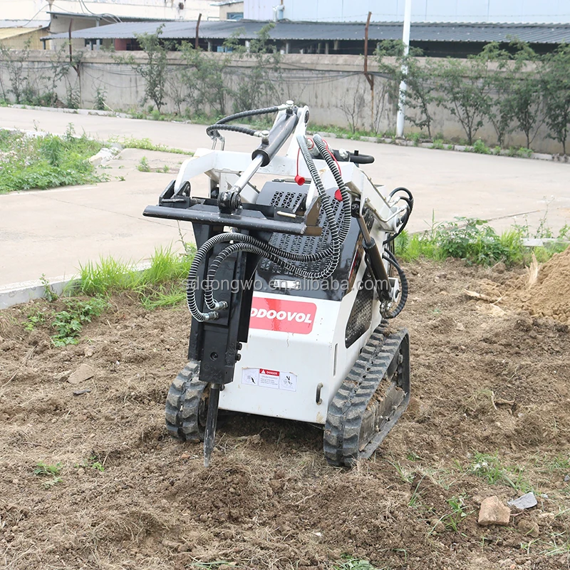 Top Notch Heavy Duty Super Performance Compact Front End Mini Skid Steer Loader With Attachments For Multi-functional Use