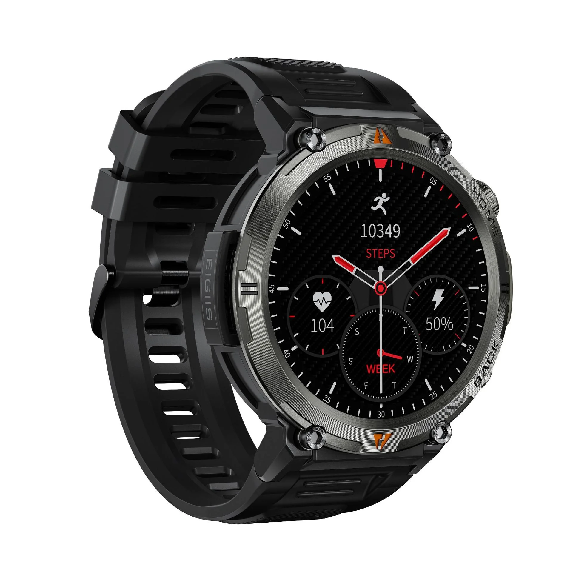 KE3 Cross-border LED flashlight 1.45 screen Bluetooth Phone Watch Heart rate Blood oxygen sleep exercise 3atm