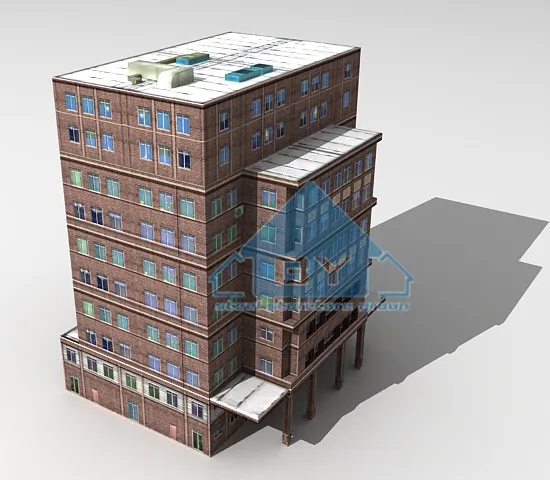 Для продажи, сборный комплекс, офисное стальное здание высотой