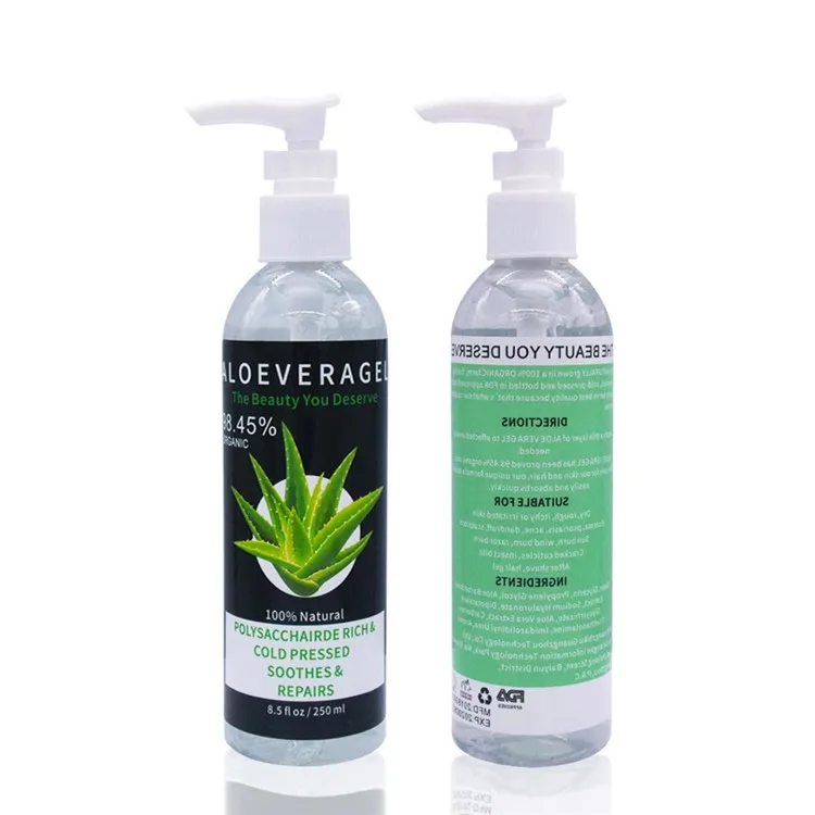 250ml Whitening And Moisturizing Aloe Vera Gel Bulk 100% Pure Natural Organic Forever Soothing Aloe Vera Gel For Face