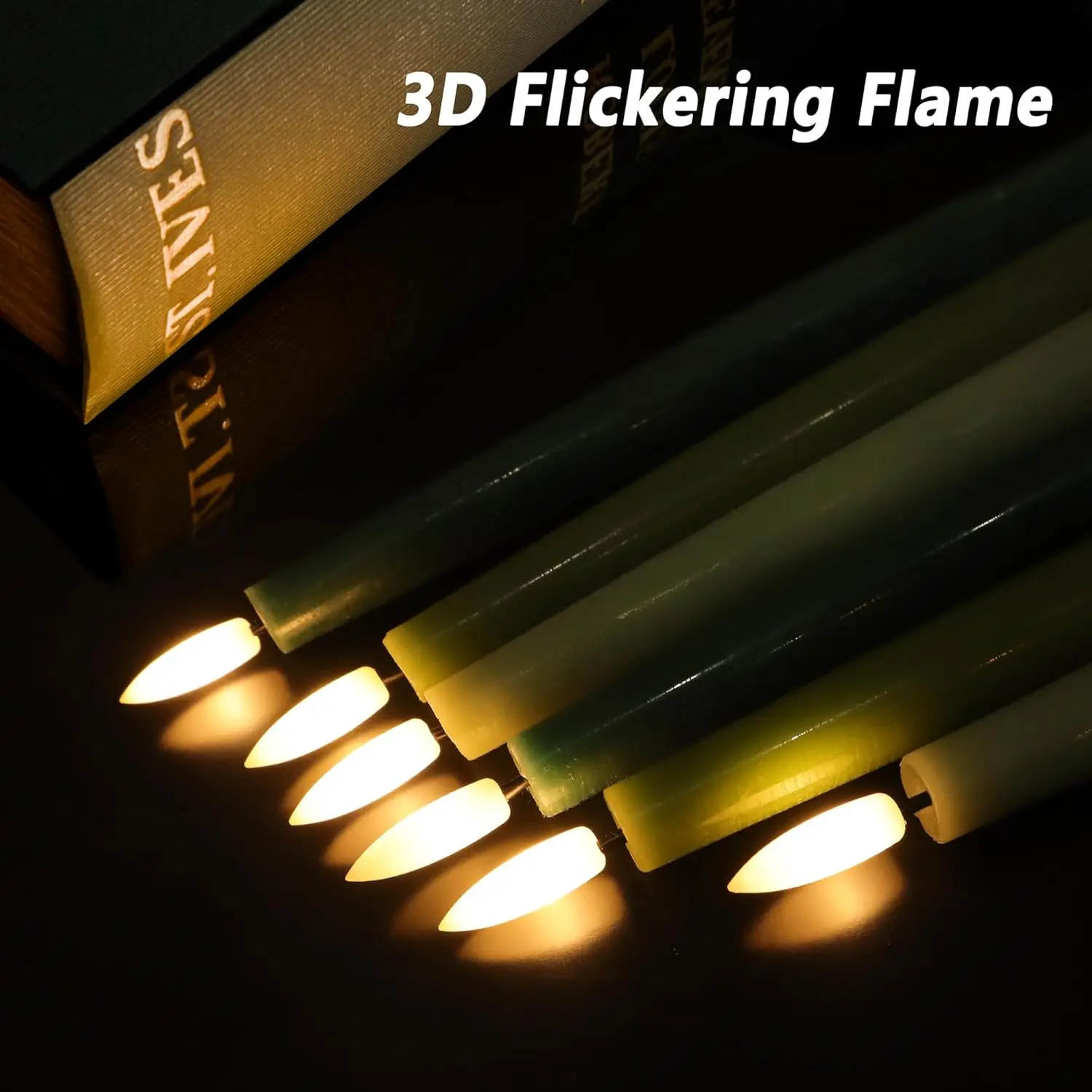 led candle chinese manufacturer custom real wax led flameless candles battery operated taper candles with timer for home decor