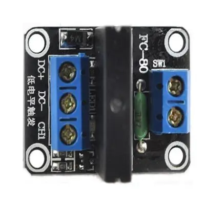 A03B 1 Road Channel 5V Low Level SSR Solid State Relay Module with Fuse  250V 2A Fuse