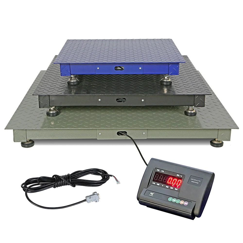 HENER 1 ton 2 ton Electronic Floor Scale Pallet Digital Weighing indicator for Platform/Floor Scales