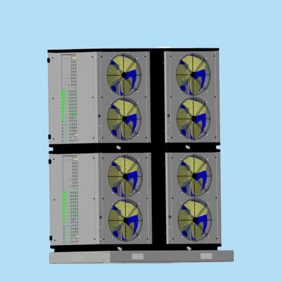 56KW air source R744 heat pump high efficiency DC inverter CO2(R744) High COP Cooling & Heating Heat Pumps