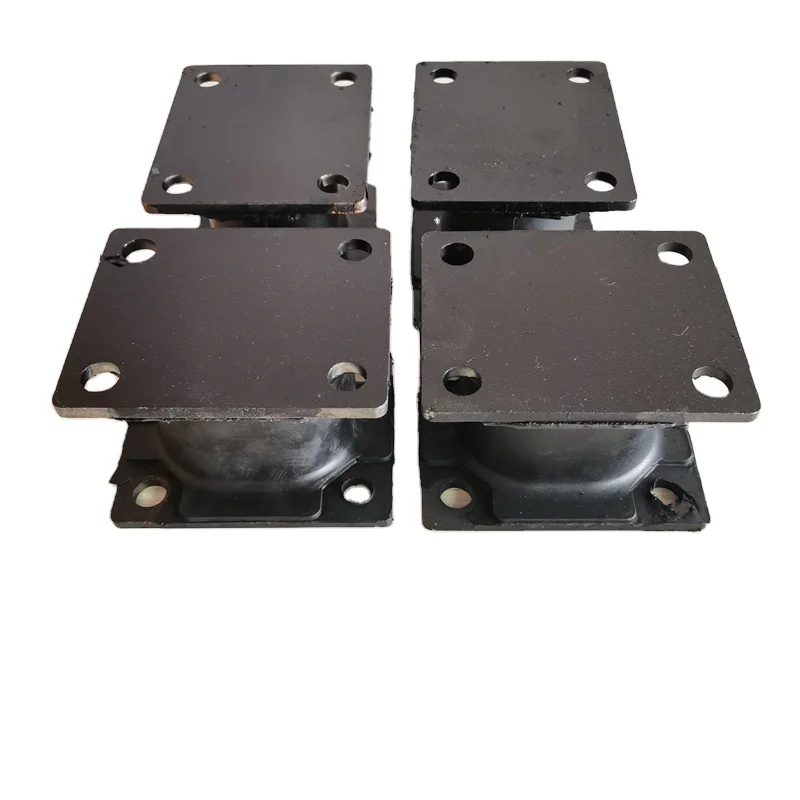 Excavator rubber shock absorber, pile driver-steel sheet pile-roller-hydraulic tamping rubber shock absorber