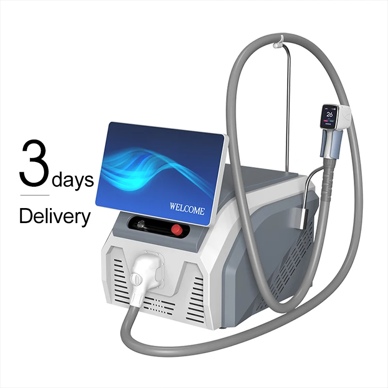 Triple Wavelength Diode Laser Hair Removal Permanent By Laser 808nm Laser Hair Removal Machine