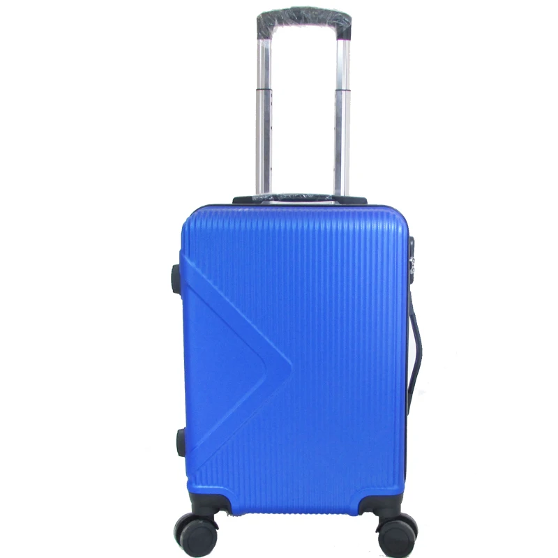20 Inch Royal Blue Boarding Bag Wholesale Hard Suitcase Travel Carry On Customized Baggage Trolley Luggage