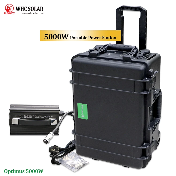 WHC SOLAR 500W 1000W 2000W Solar Power Panel Generators Lithium 3000W Home Energy System Portable Power Station Solar Generator