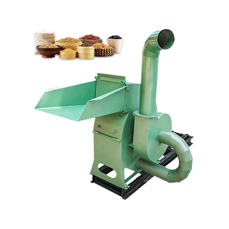 Китайский кормоизмельчитель с дизельным двигателем малазийского крупного рогатого скота портативный измельчитель травы для тюка сена и зерна продажи дробилка корма