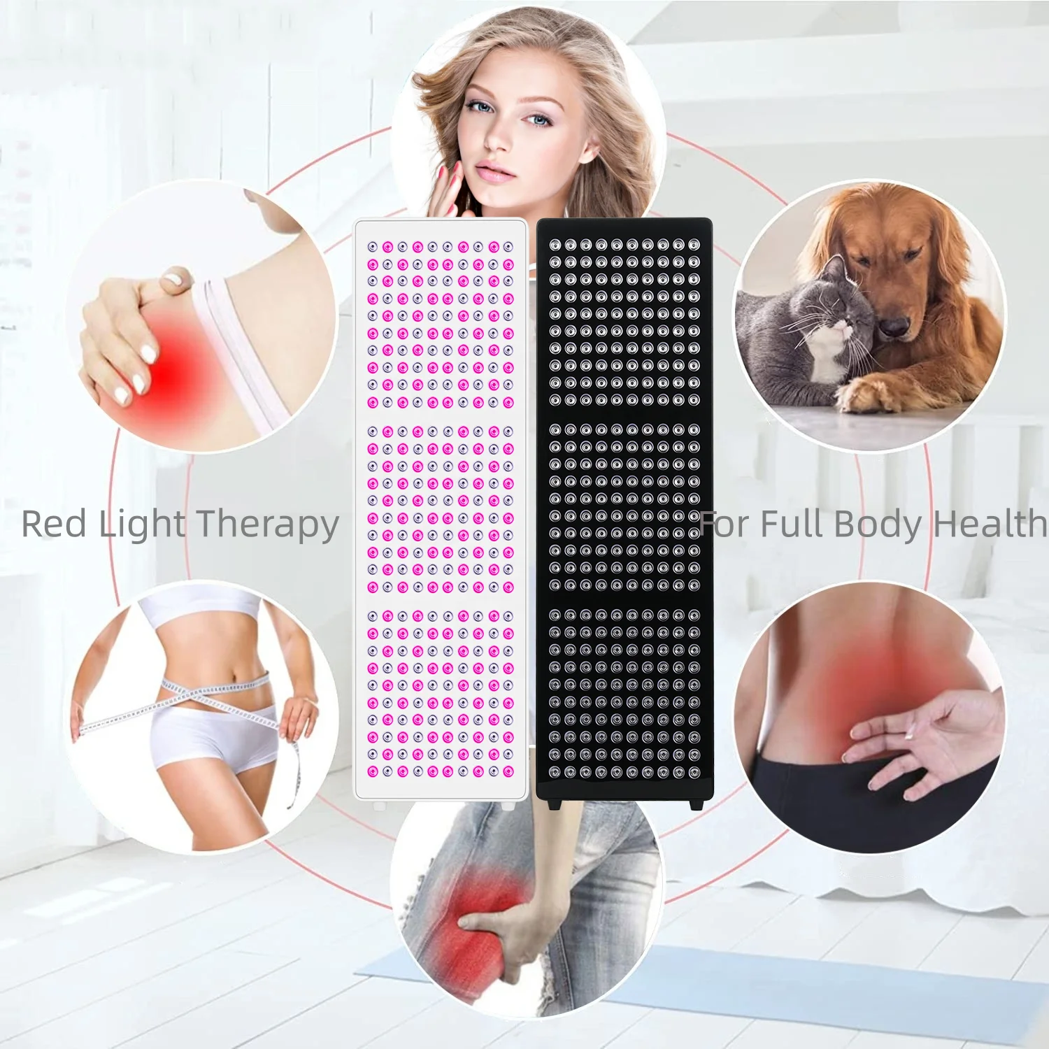 Physical Discomfort Infrared Sauna 300pcs LED Multifunctional Bracket Full Body Infrared Lamp Device Red Light Therapy Panel