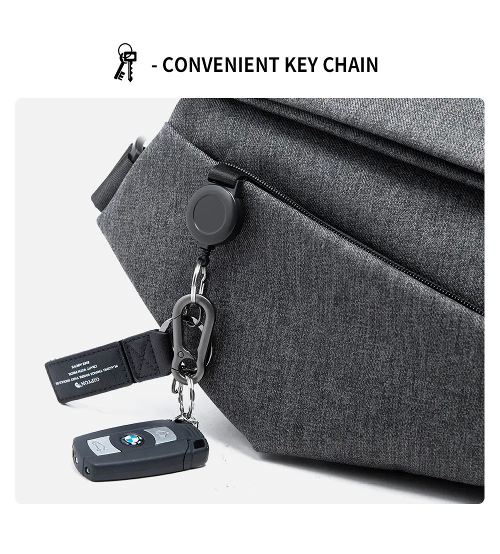 2023 Best Selling Customized oxford leather Sport Hiking mini chest bag Travel shoulder bag high school college messenger bag