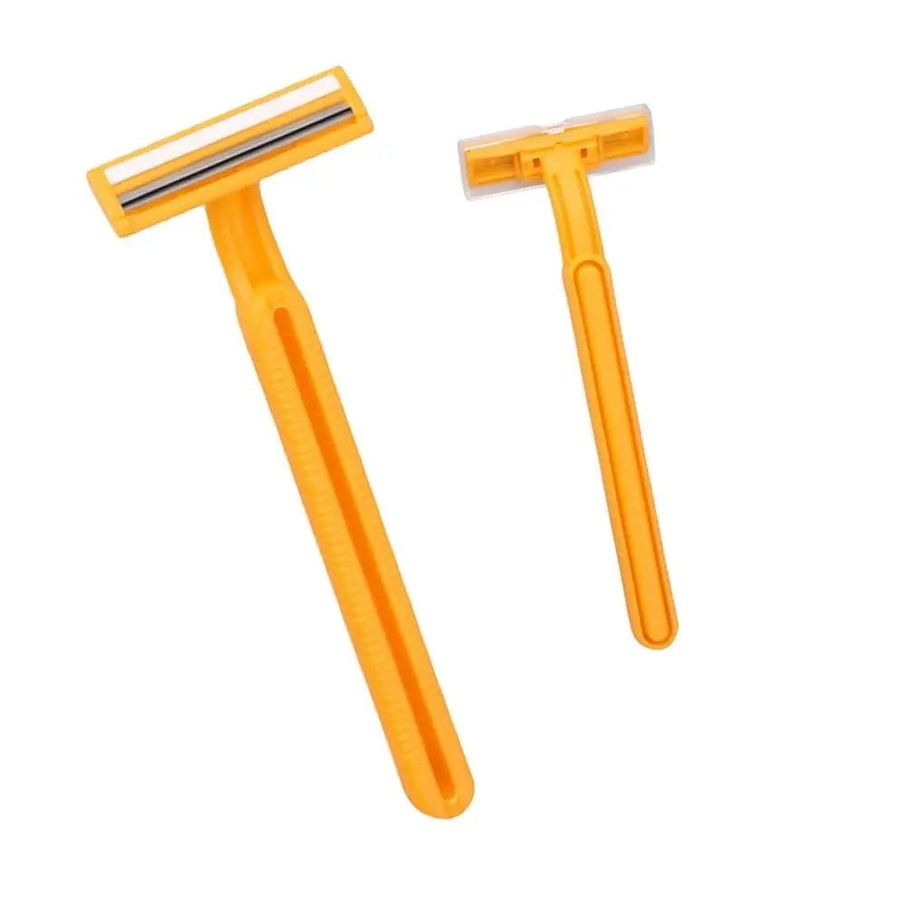 Factory Wholesale Hotel Disposable Razor Fixed Head Tiwn Blades Shaving Razor Disposable Face Razor