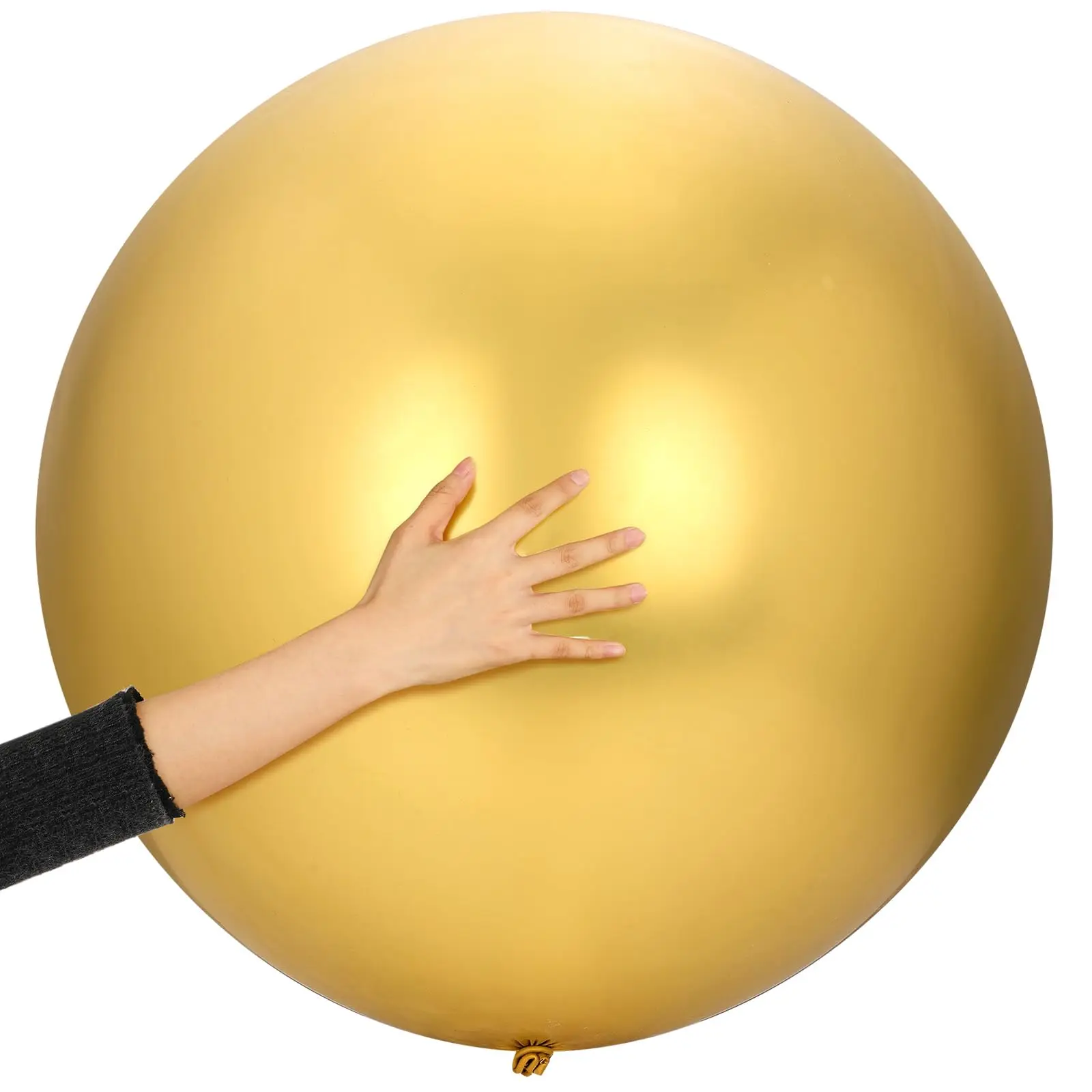 Large 36 Inch Metallic Balloons Shiny Giant Latex Balloon Jumbo Chrome Balloon for Birthday Wedding Party Decoration