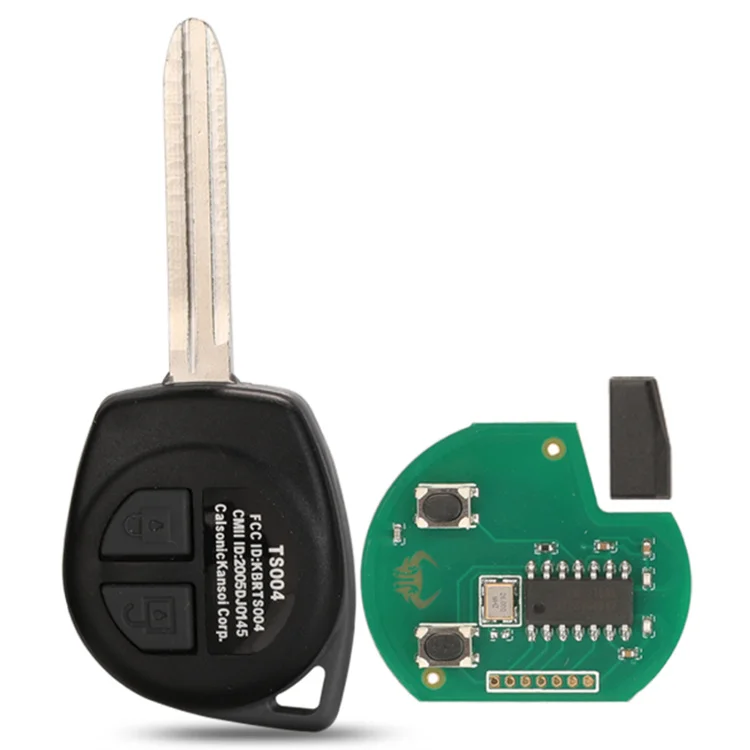 KBRTS004 315/433Mhz ASK/FSK ID46 Chip 2 Button Car Key Fob  For Suzuki Swift Sx4 Alto Vitara Ignis Jimny Splash Car Remote Key