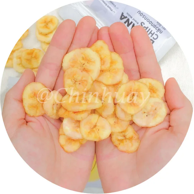 Factory Price Premium Vacuum Fried Banana Chip Fruit Chip Crispy Snack Best Taste Thai Product for Export
