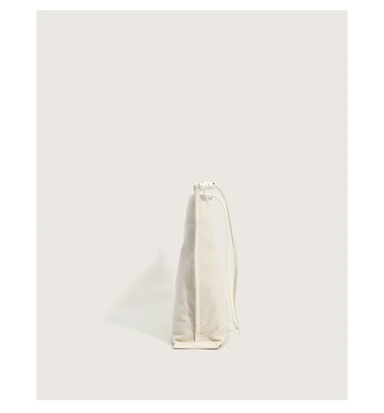 Wholesale Capacity Crossbody Bag School Shopping Women Casual Shoulder Bag Large Canvas Tote Handbags With PU Outside Pocket