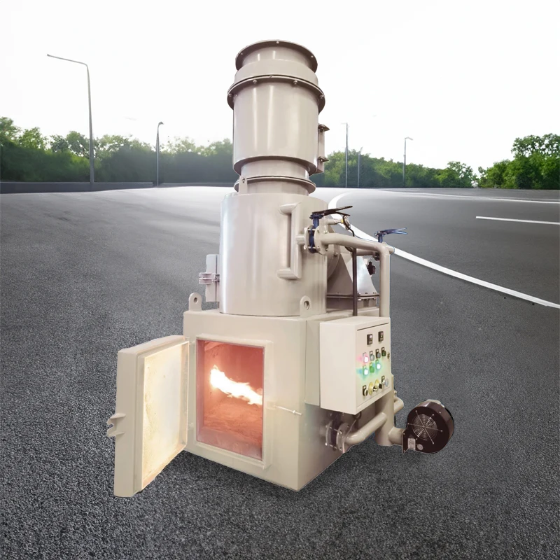 AOYUZOE 200kg urban waste landfill pyrolysis incinerator stainless steel incinerators