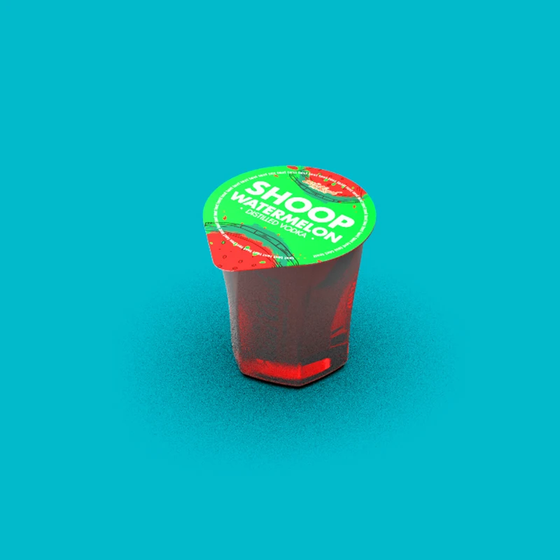 Premium Vodka jelly shots alcohol infused gelatin shots alcohol beverage jello shot