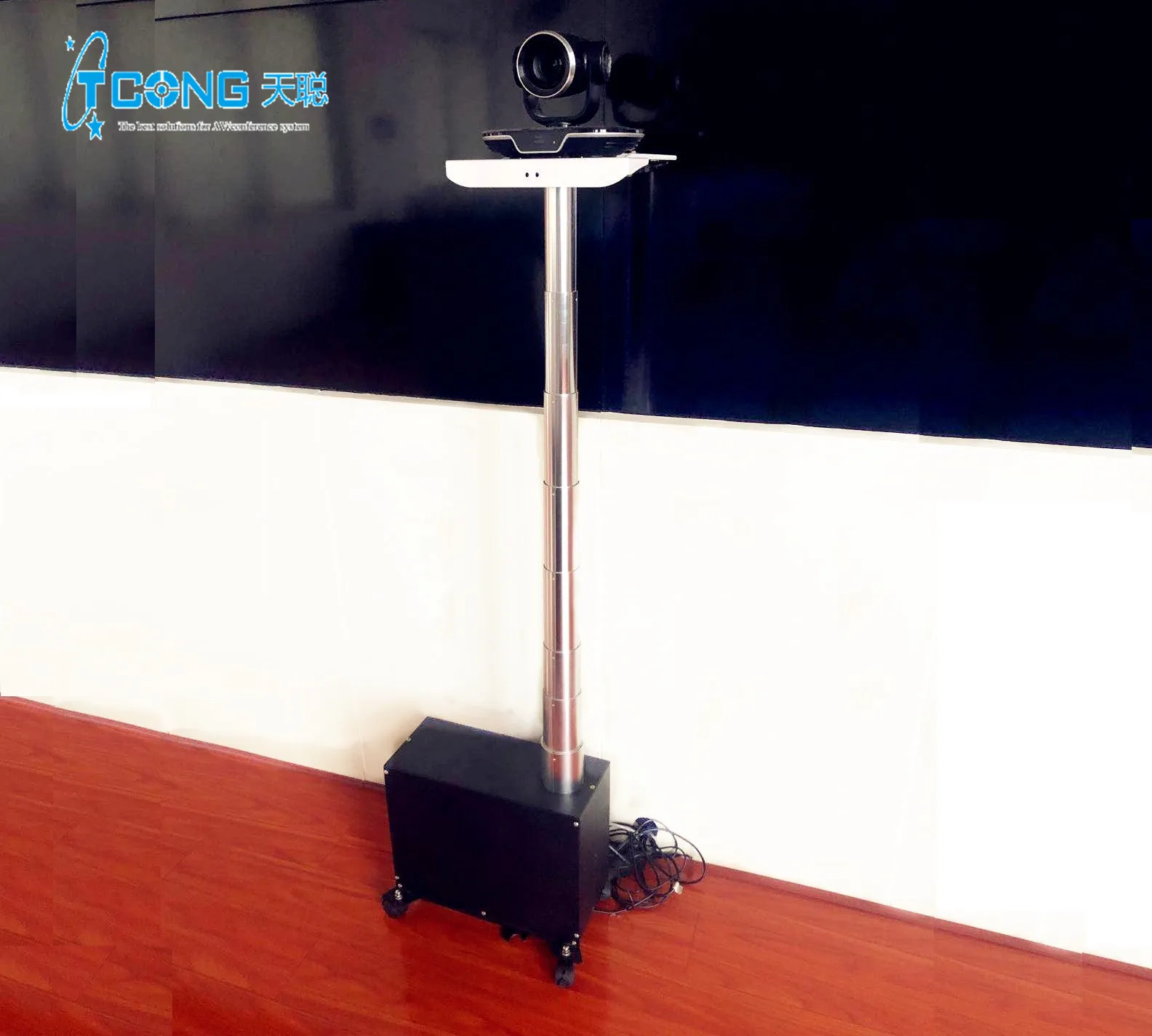 Motorized Floor up CCTV Camera Lift  Motorized CCTV Camera Bracket Height Adjustable Camera Mount