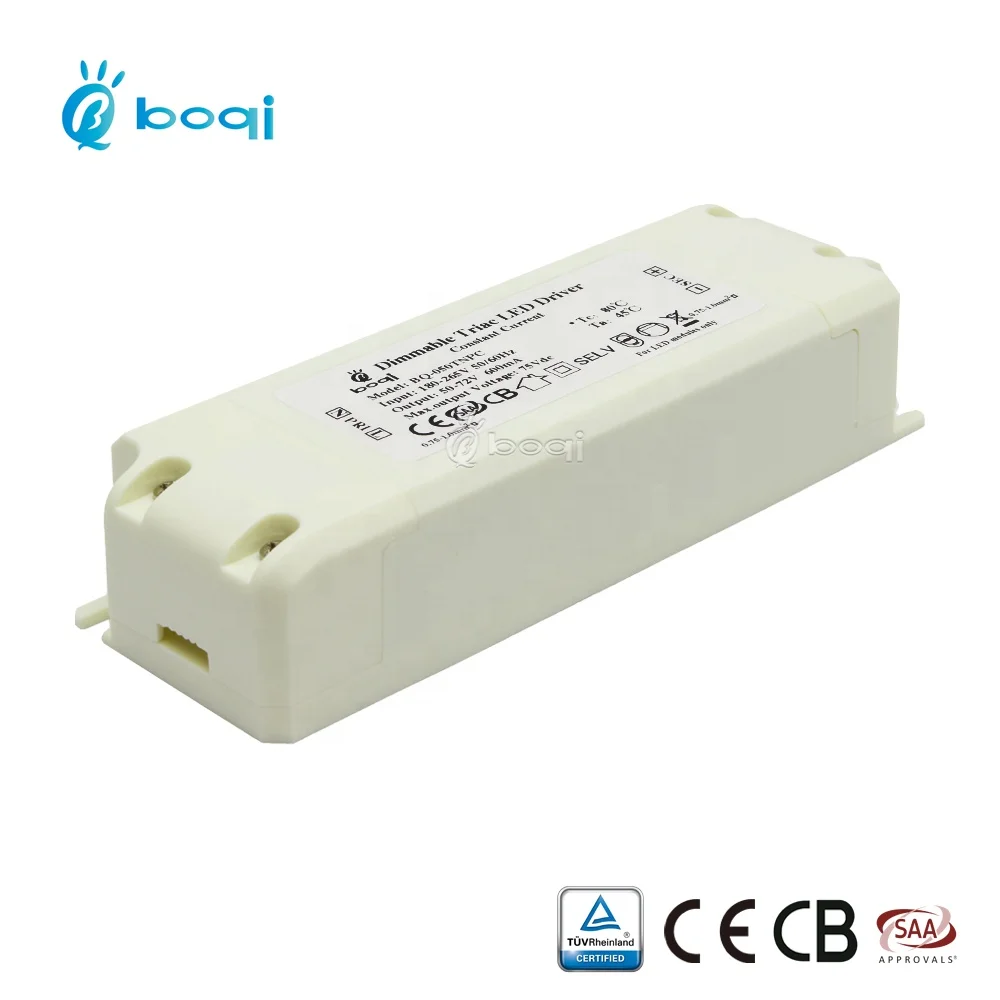 Fast delivery 600mA triac dimmable led driver 42w TUV CB