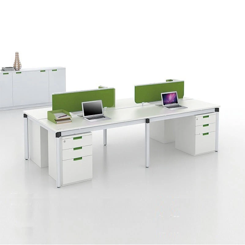 Luxury 3 seater Open Staff Workstation wooden modular 120 degree curved executive triangle workstation desk table with cabinet